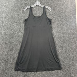 Columbia Freezer III Tank Dress Women's Medium Black Scoop Neck Lined Stretch